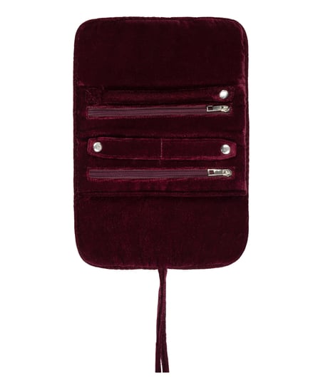 Beaded Jewellery Wrap, Purple