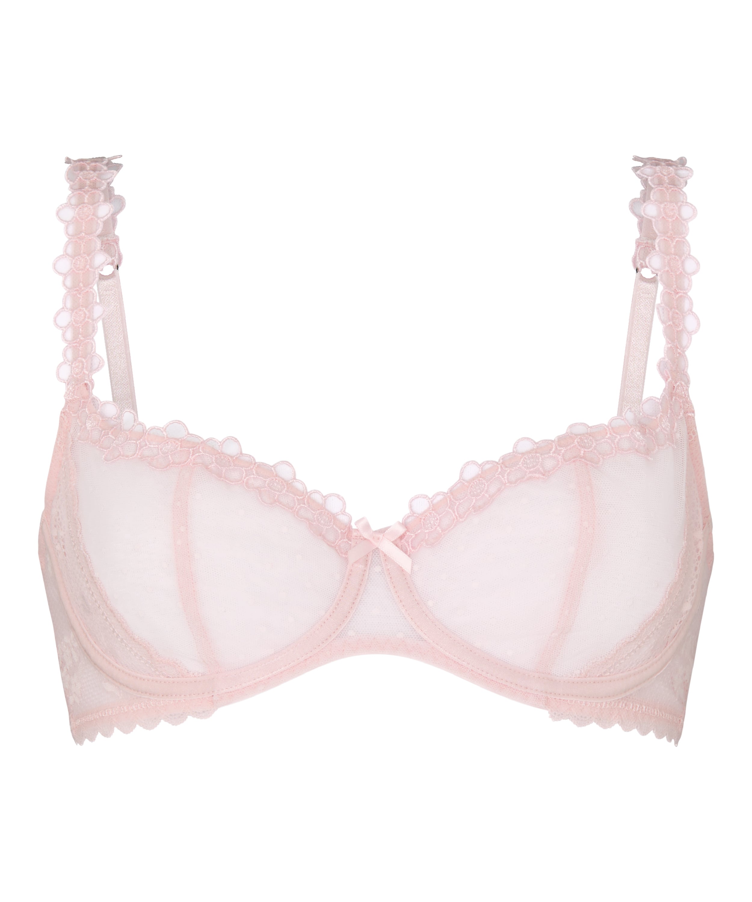 Non-Padded Underwired Bra Eleanora, Pink, main