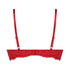 Rose padded push-up bra, Red