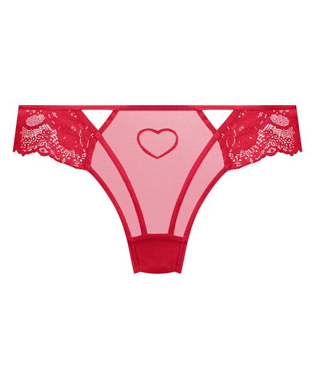 Amy Heart Brazilian, Red