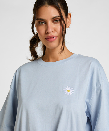 Roundneck Nightshirt, Blue