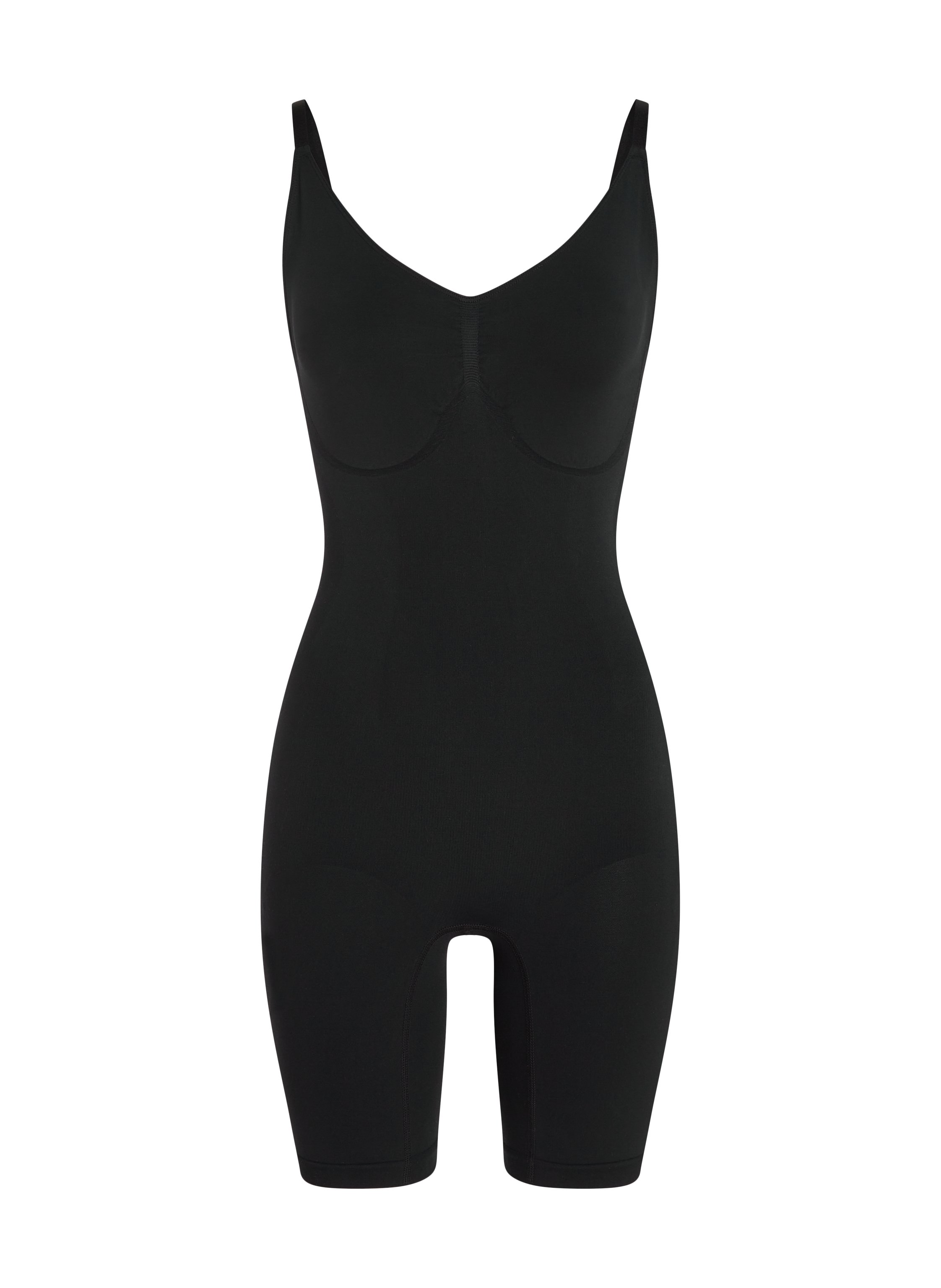 Seamless Enhancing Thigh Slimmer, Black, main