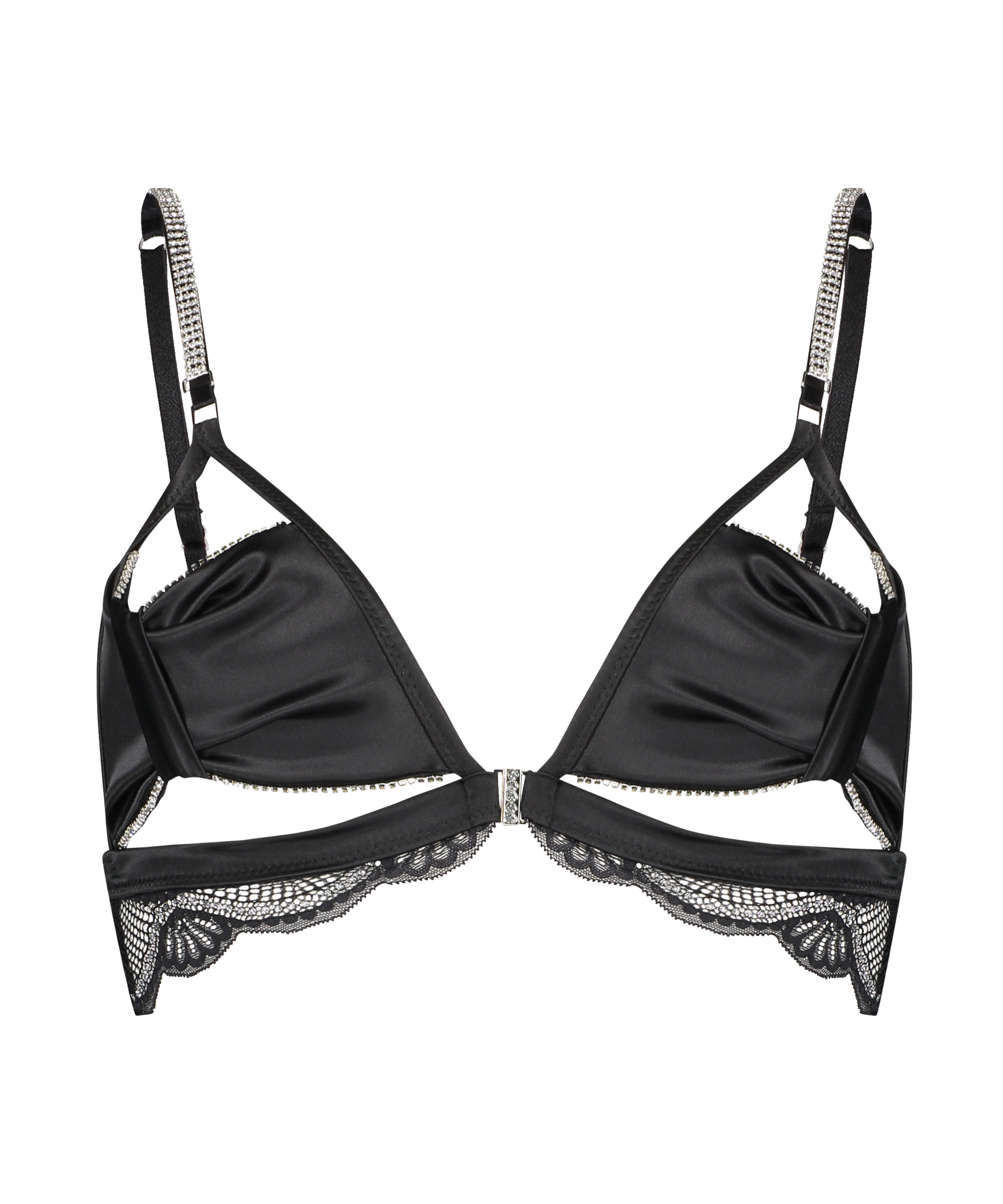 Queenie Bralette, Black, main