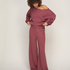 Top Viscose Boatneck, Pink