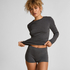 Boyshort Soft Cotton, Gray