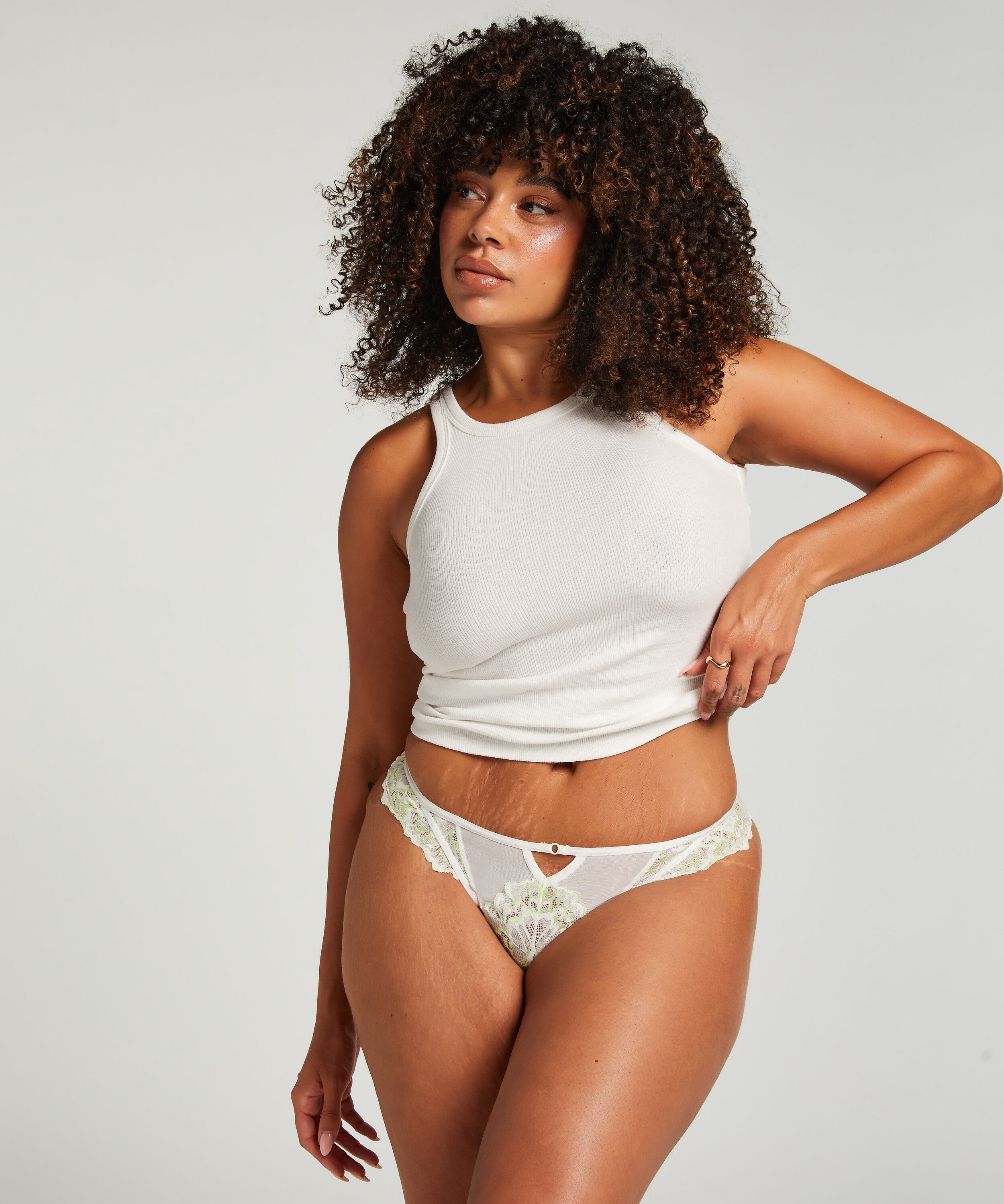 River Thong, White