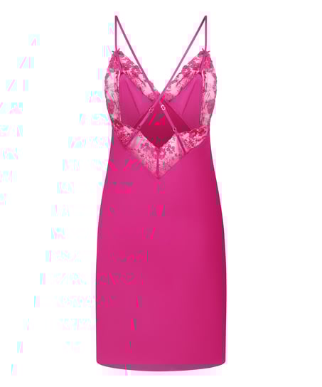 Peonie Slipdress Satin, Pink