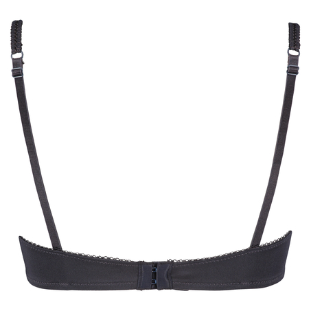 Padded underwired  bra Secret Lace contrast, Gray