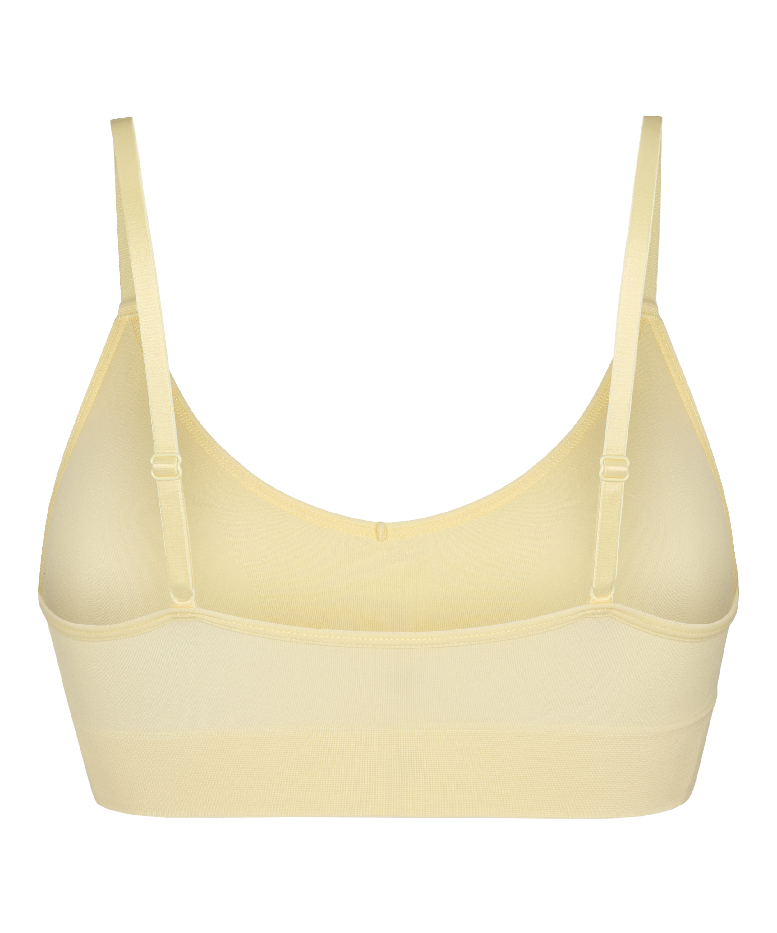 Dide Triangle Bralette, Yellow, main