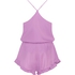 Satin Playsuit, Purple