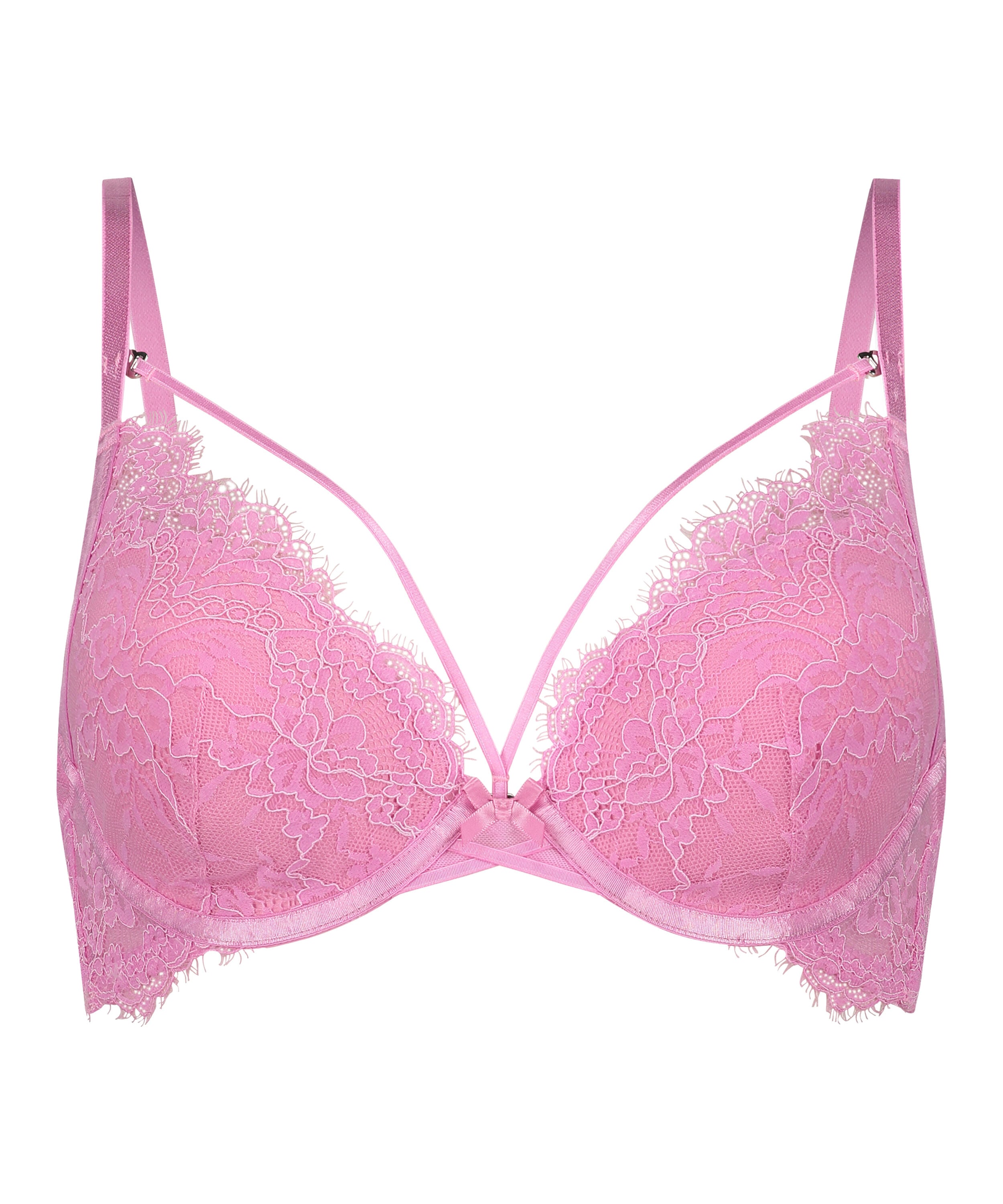 Arabella Padded Underwired Bra, Pink