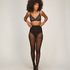 Tight 15 Denier Diamond Backseam, Black