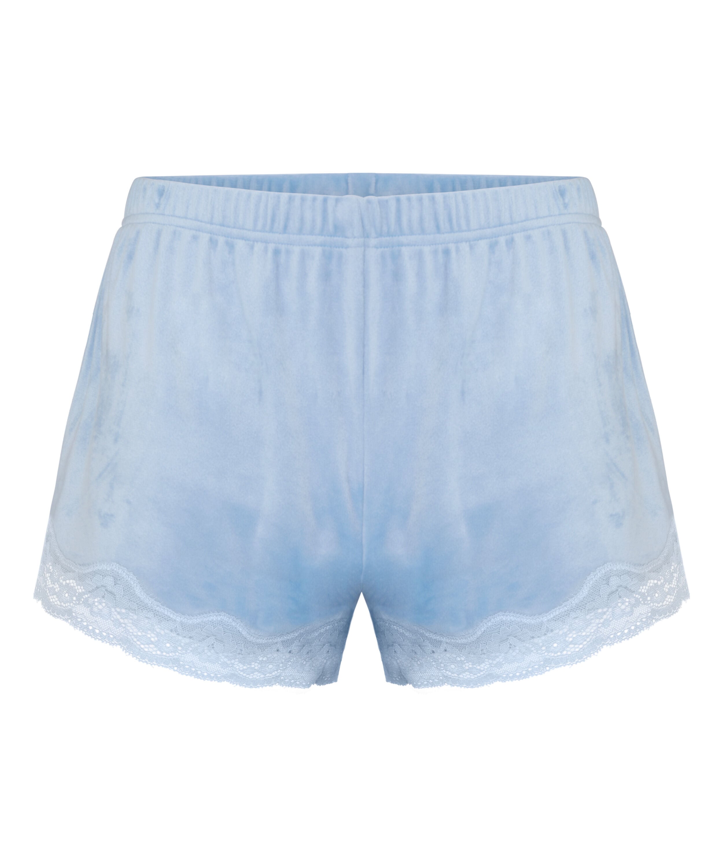 Short Velours Lace, Blue