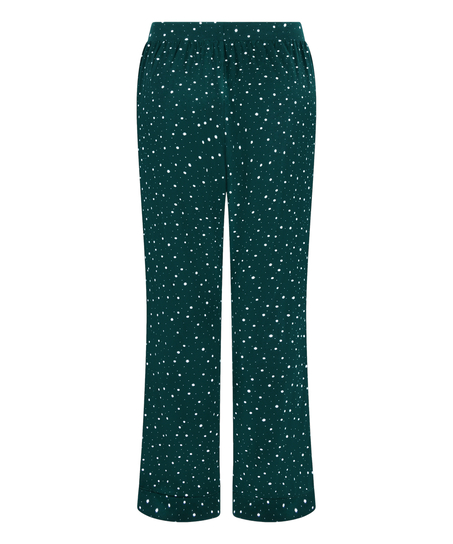 Jersey Pyjama Pants, Green