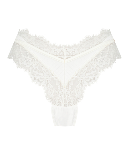 Erika High Leg Brazilian, White