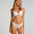 Zena V-shaped Brazilian, White