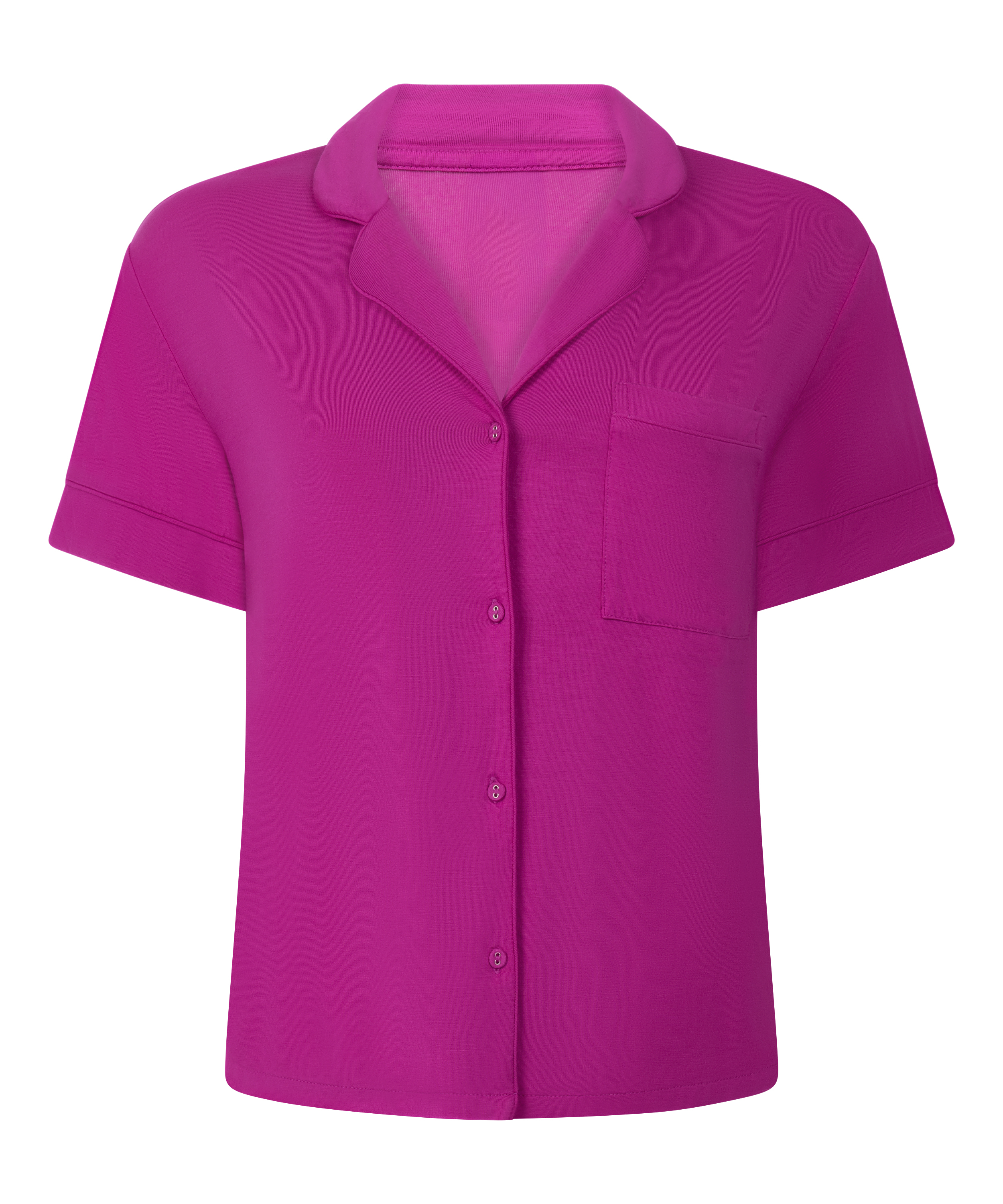 Essential Jersey Short-Sleeved Jacket, Pink, main