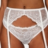 Suspenders, White