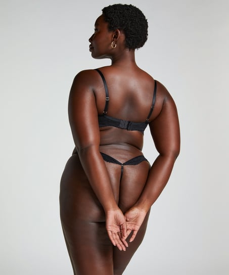 Half-Padded Cup Underwired Bra Belladonna, Black