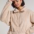 Fleece Onesie, Beige