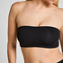 Smooth Bandeau Bralette, Black