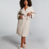 Waffle Bathrobe, Beige