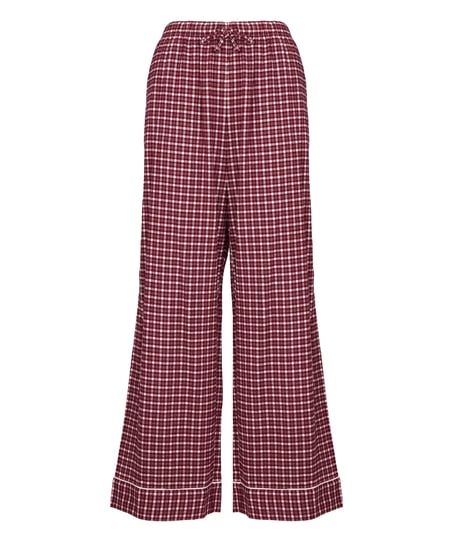 Check Pyjama Pants, Red