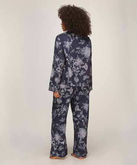 Satin Pants, Blue