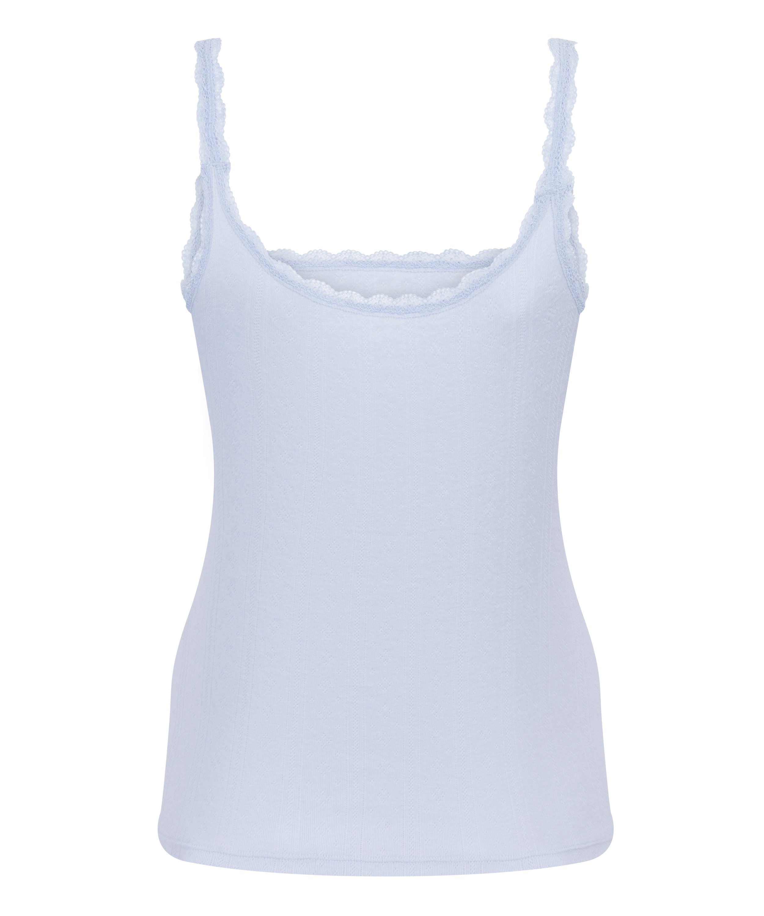 Pointelle Singlet, Blue, main
