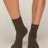 3-Pack Cotton Crew Socks, Orange