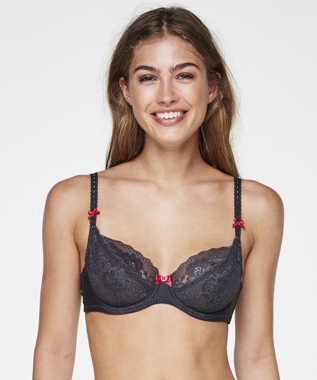 Non-Padded Underwired Bra Maya, Gray