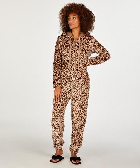 Onesie fleece, Beige