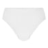 Cotton High Leg Brazilian, White