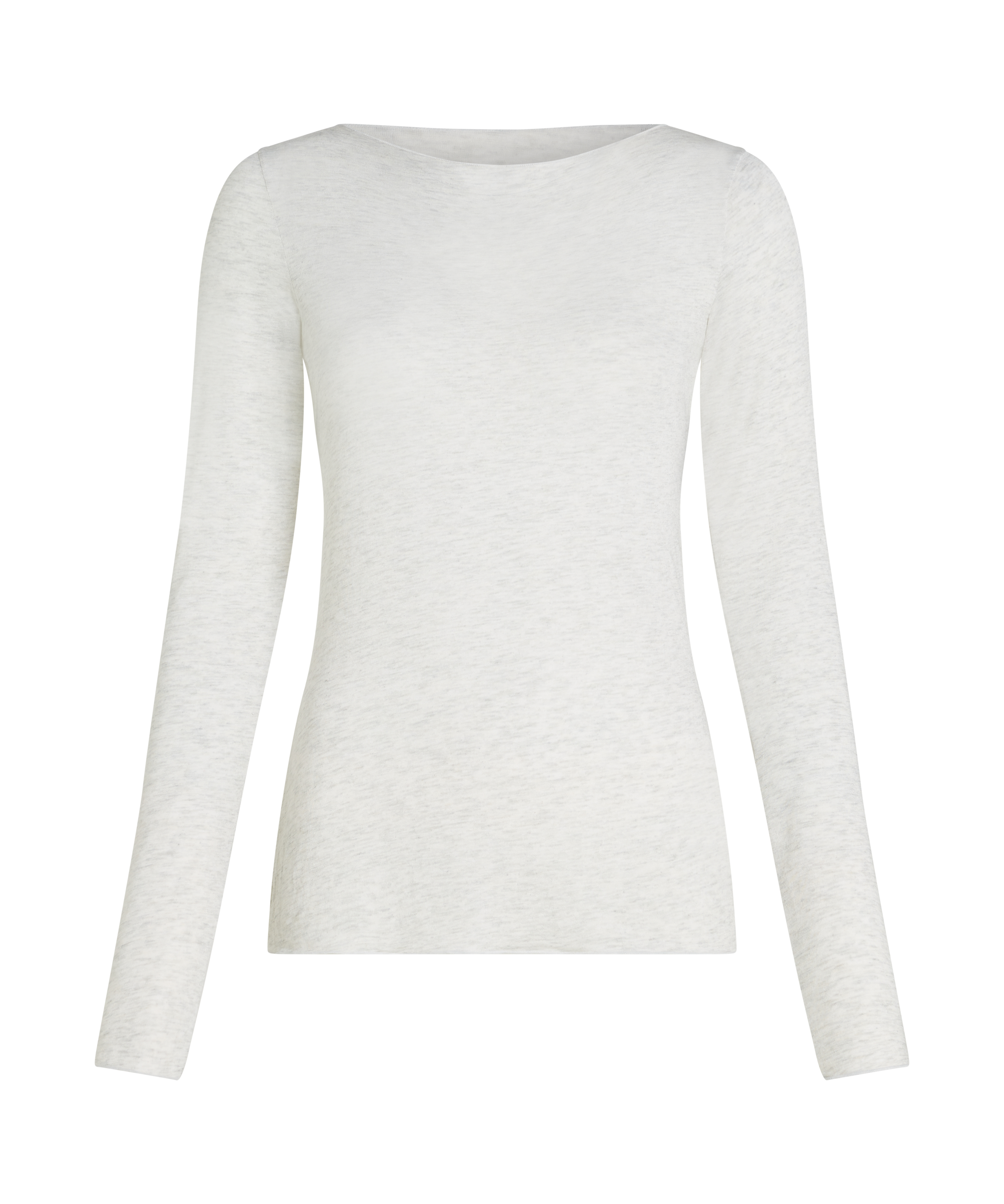 super soft Boatneck shirt with Cashmere, Beige, main
