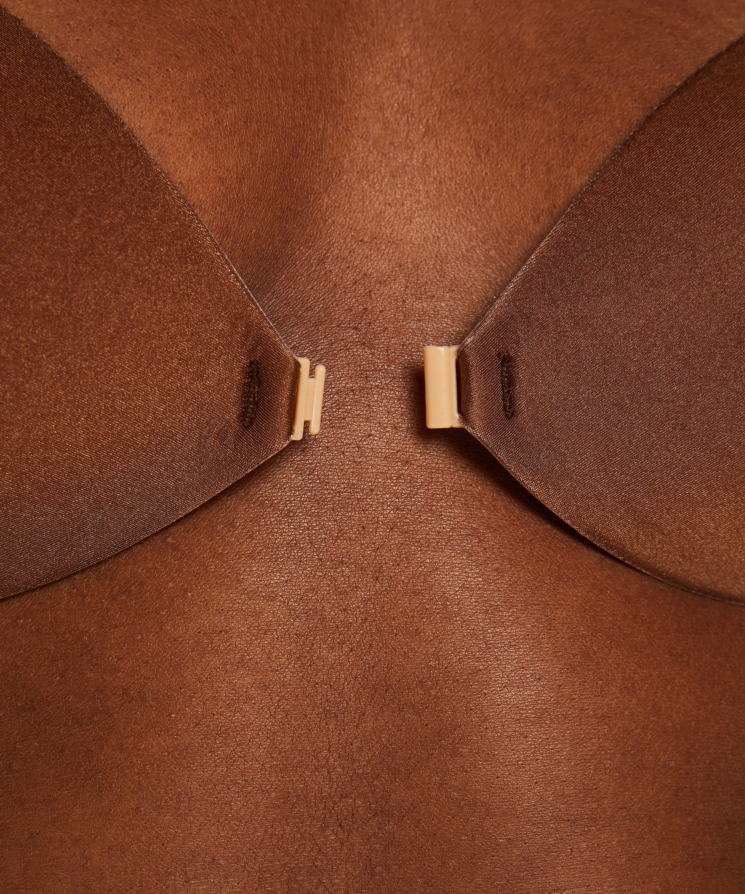 Adhesive bra, Brown, main