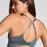 Andrea Padded Non-Wired Bra, Blue