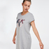 Round Neck Nightshirt, Gray
