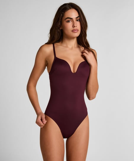 Neoprene Swimsuit, Purple
