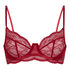 Isabelle Non-Padded Underwired Bra, Red