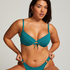 Relief High-Leg Bikini Bottoms, Green