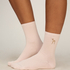 Socks 3 Pair Cotton, Pink