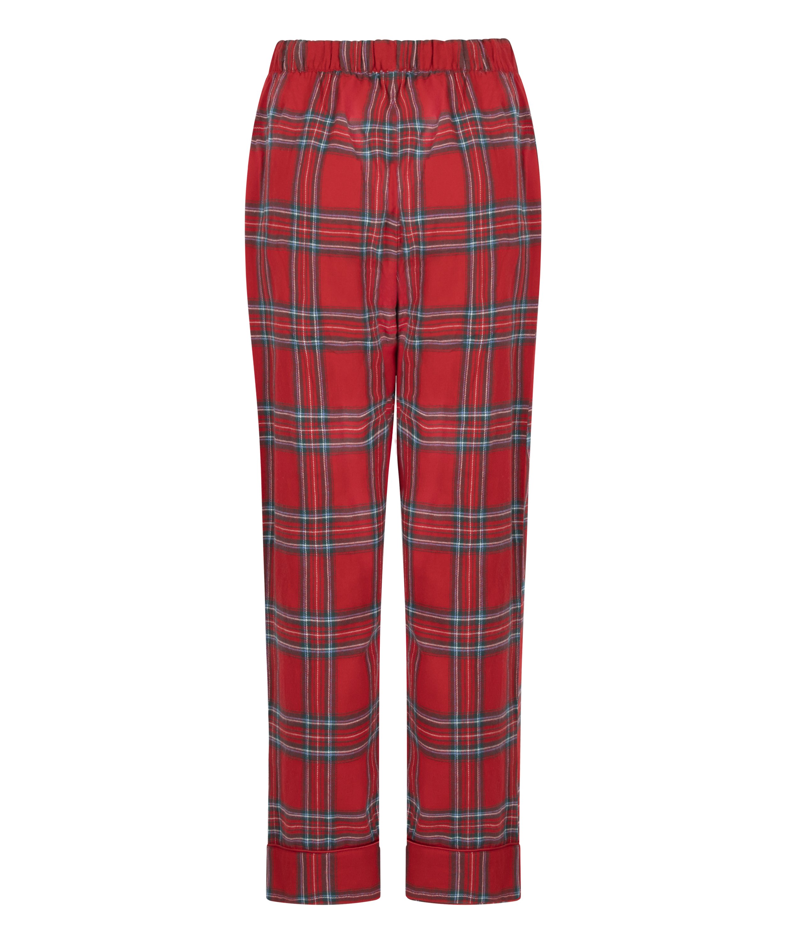 Flannel Pyjama Pants, Red, main