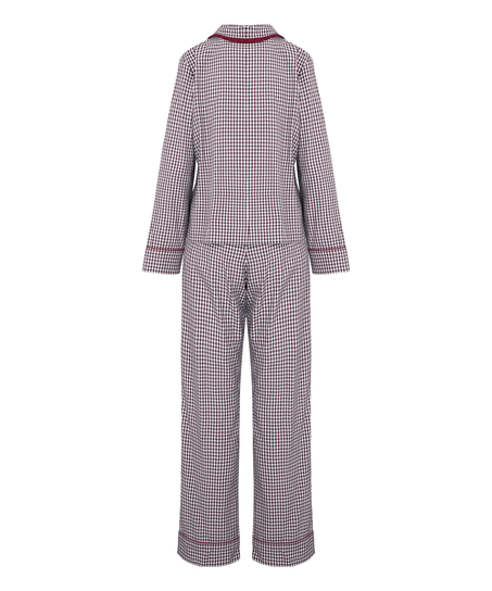 Pyjama Set Poplin Ruffle, Purple