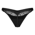 Olivia Highleg Thong, Black