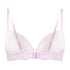 Plunge Padded Underwired Bra, Pink