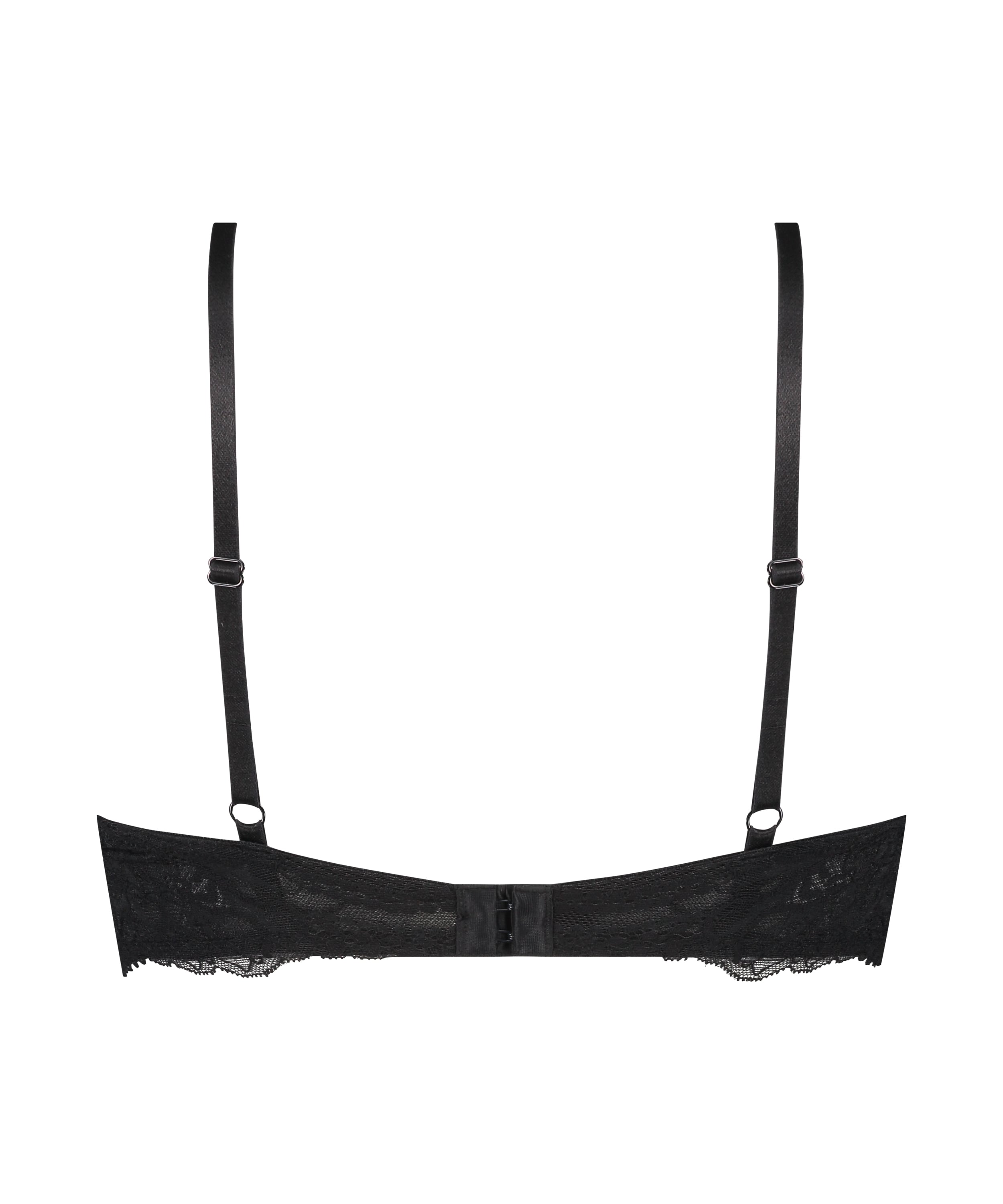 Leonie Padded Non-Wired Bra, Black, main