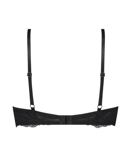 Leonie Padded Non-Wired Bra, Black