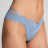 Elliena Extra Low V Thong, Blue