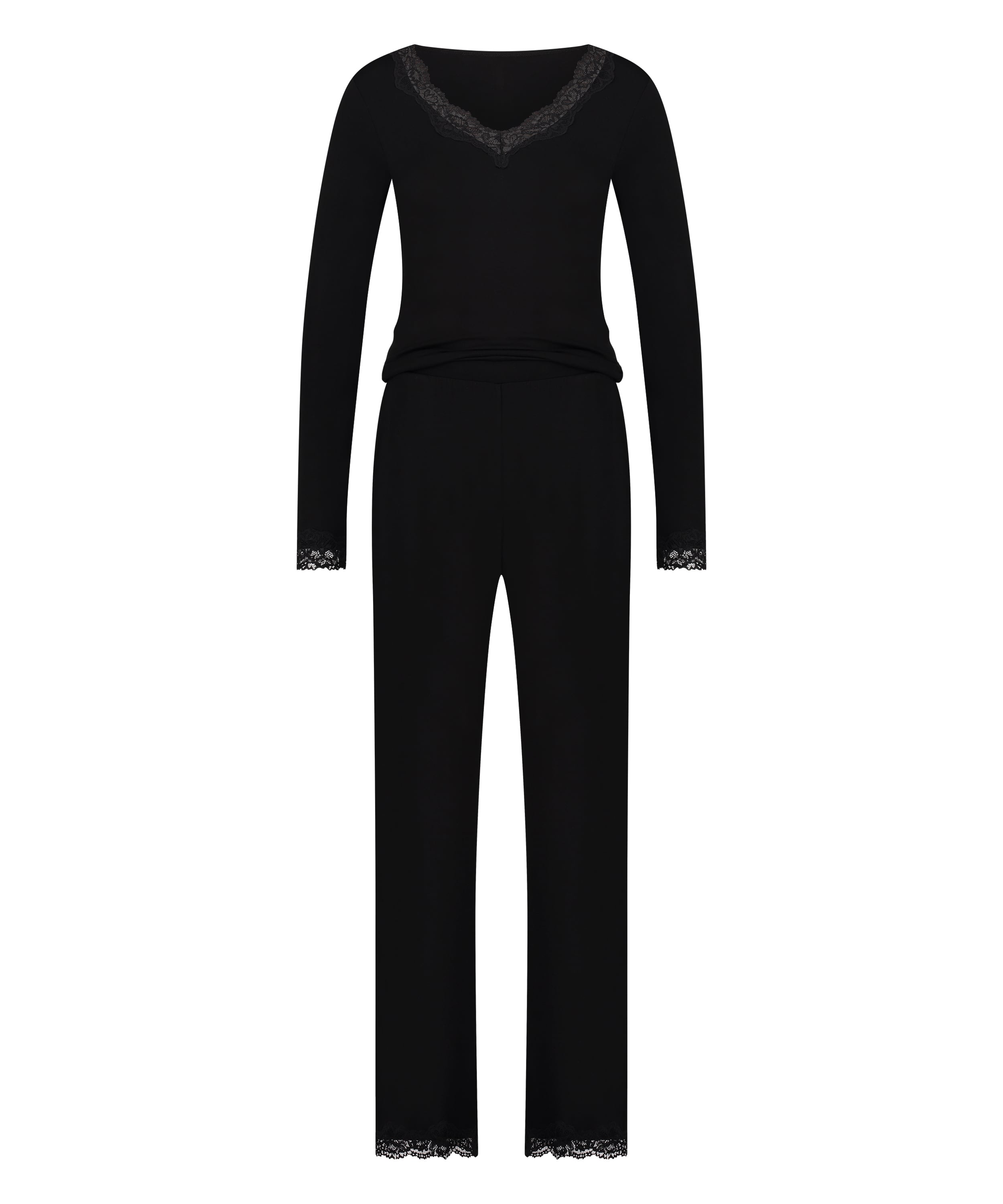 Pajama Set, Black, main