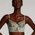 Lillia Non-Padded Underwired Longline Bra, Green